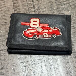 Sleek Black Zip Card Wallet